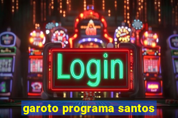 garoto programa santos